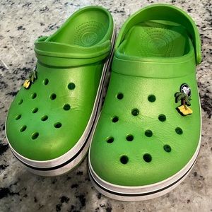 Green crocs